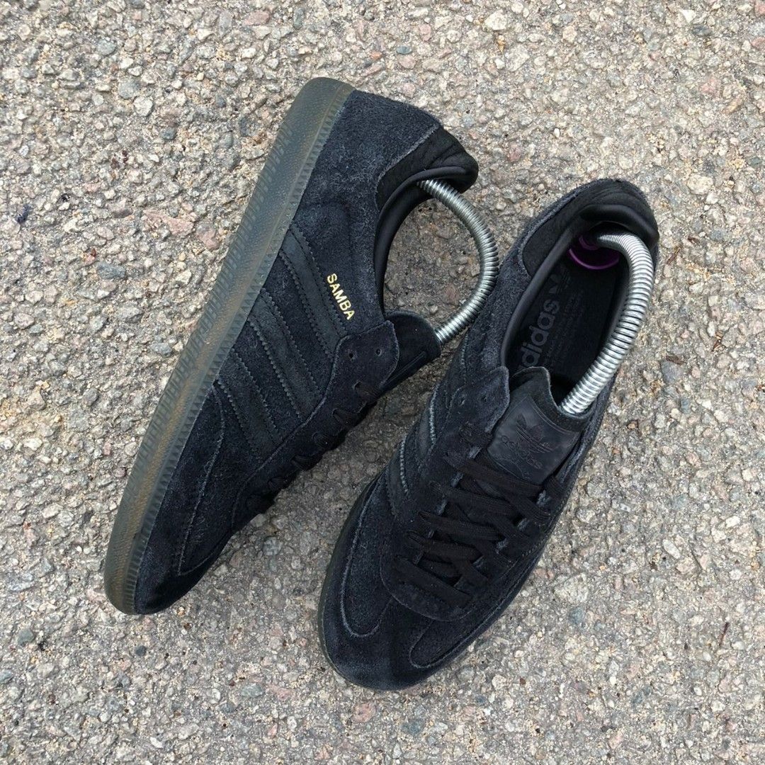 Adidas samba triple black outlet
