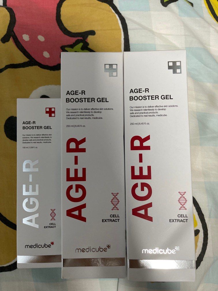 AGE-R Booster Gel 250ml x 2 + 100ml x 1, 美容＆個人護理, 健康及