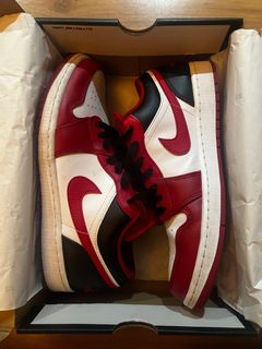 Air Jordan 1 Low - White/Gym Red