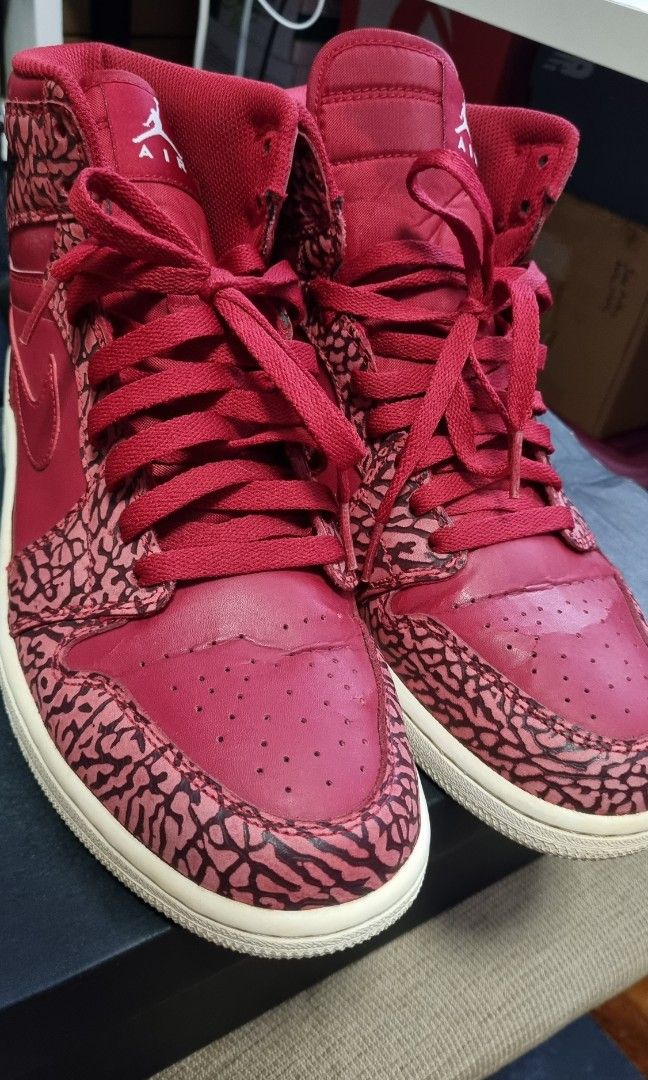 Air jordan 1 retro high elephant print sales