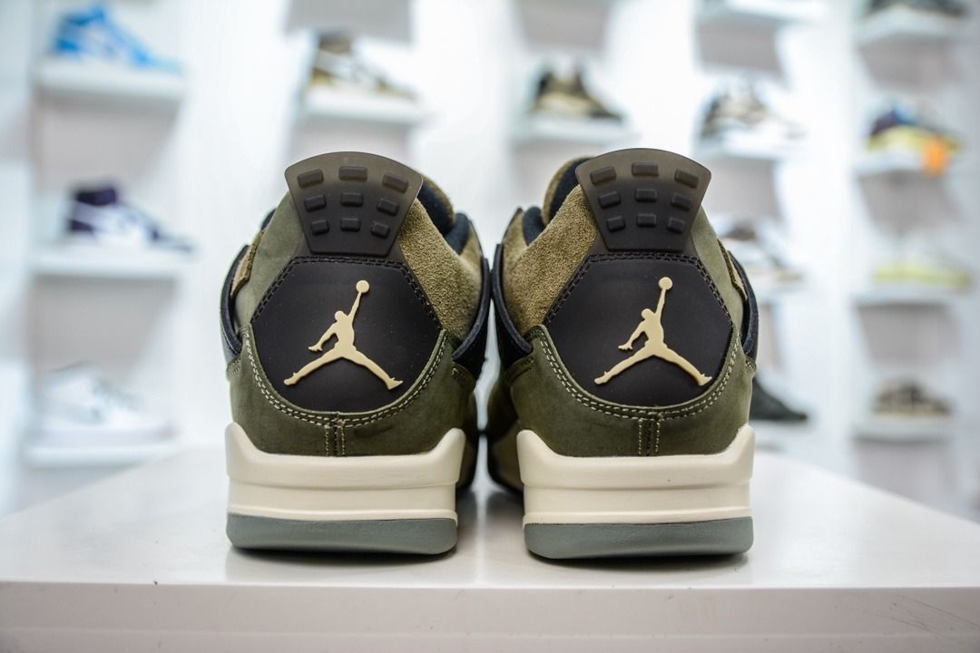 Jordan 4 olive green new arrivals
