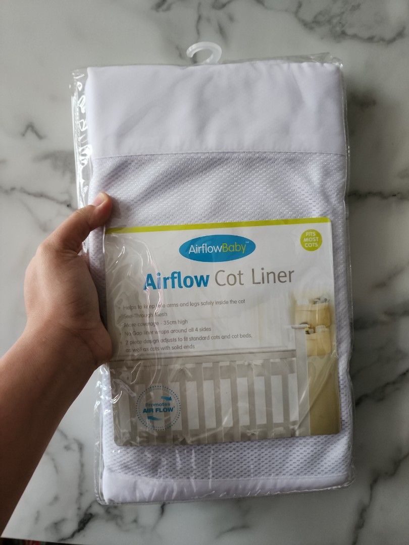 Airflow cot liner Babies Kids Baby Nursery Kids Furniture Cots Cribs on Carousell