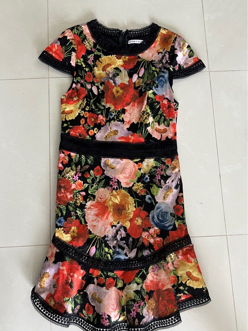 Alice Olivia Floral dress