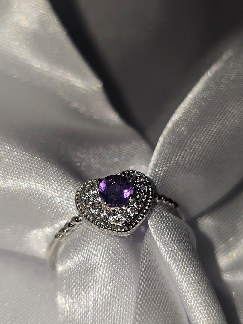 Purple heart ring online