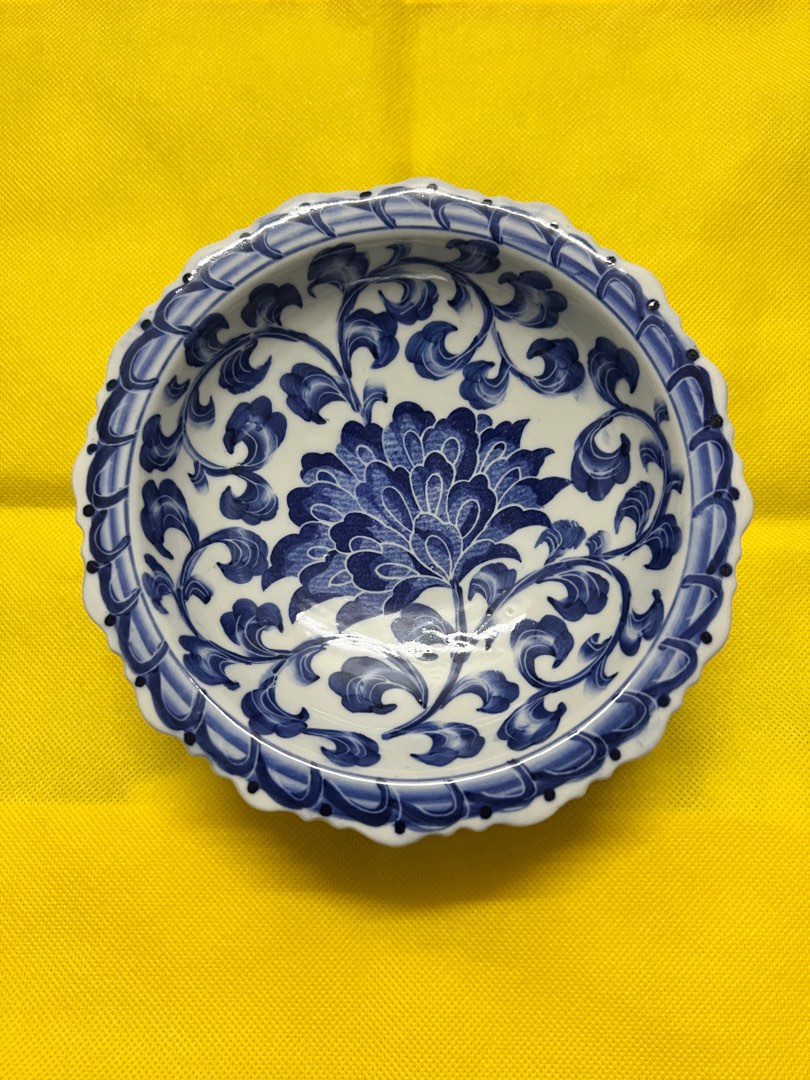 antique-japanese-bowl-with-pedastal-foot-furniture-home-living