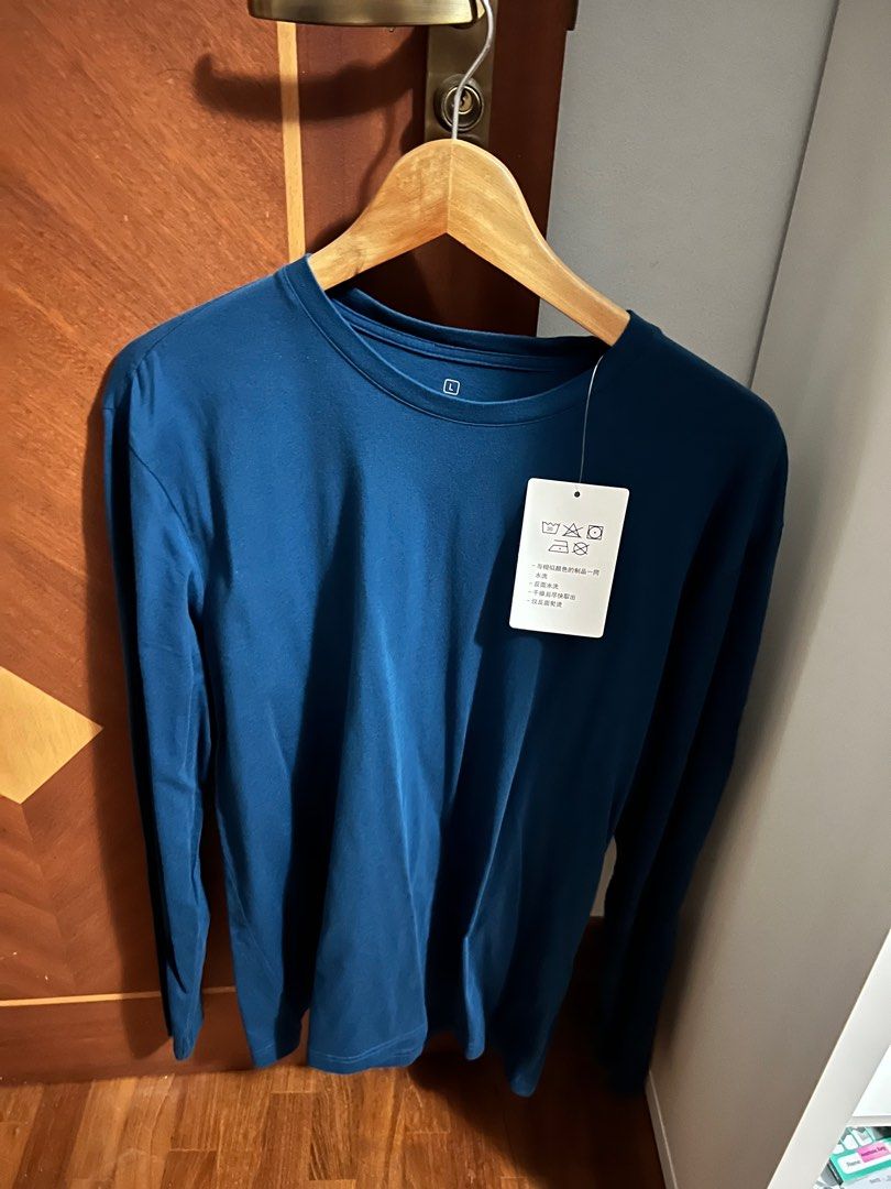 Apple T shirt Blue Men s Fashion Tops Sets Tshirts Polo