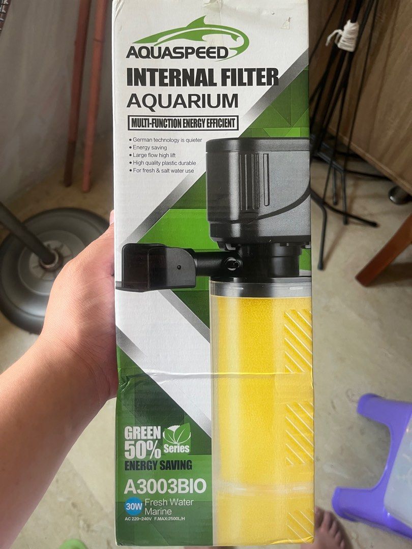 Aquaspeed internal filter, Pet Supplies, Homes & Other Pet Accessories