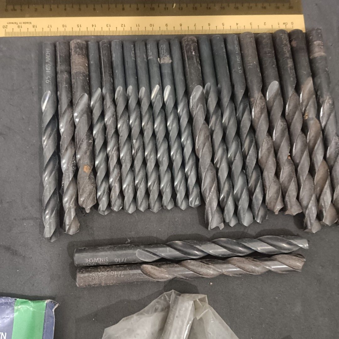 Assorted Drill Bits 3.7kg NACHI BOSCH etc. Furniture Home