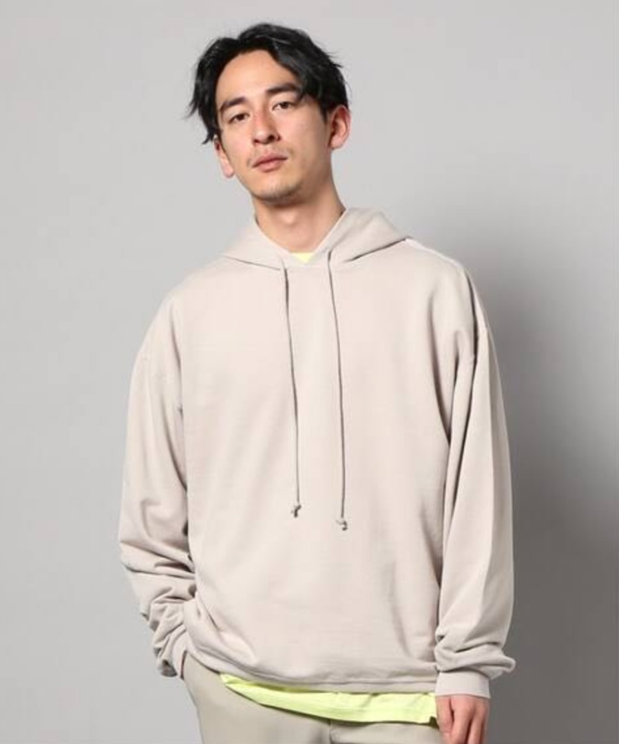 AURALEE SUPER SOFT SWEAT BIG P/O PARKA 淺灰4號, 他的時尚, 運動服裝