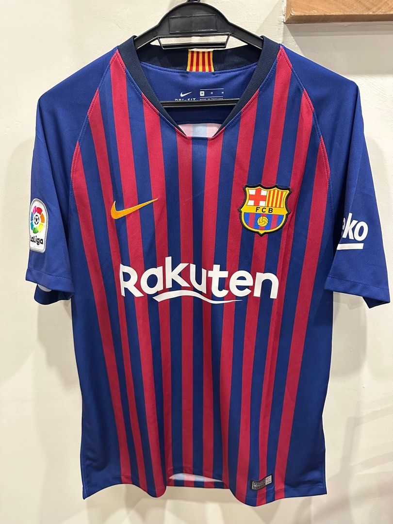 Authentic Barcelona 2018 19 Jersey Men s Fashion Activewear on