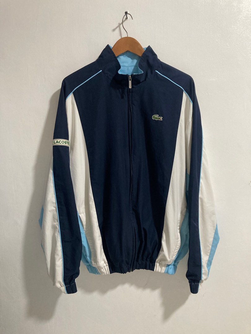 Authentic Lacoste Sport Track Jacket for Men’s Big Script on Back ...