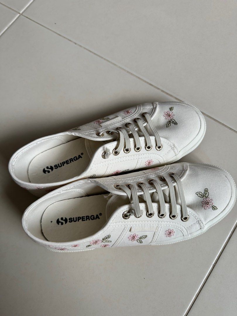 Authentic Limited edition Superga Embroidered Women s Fashion