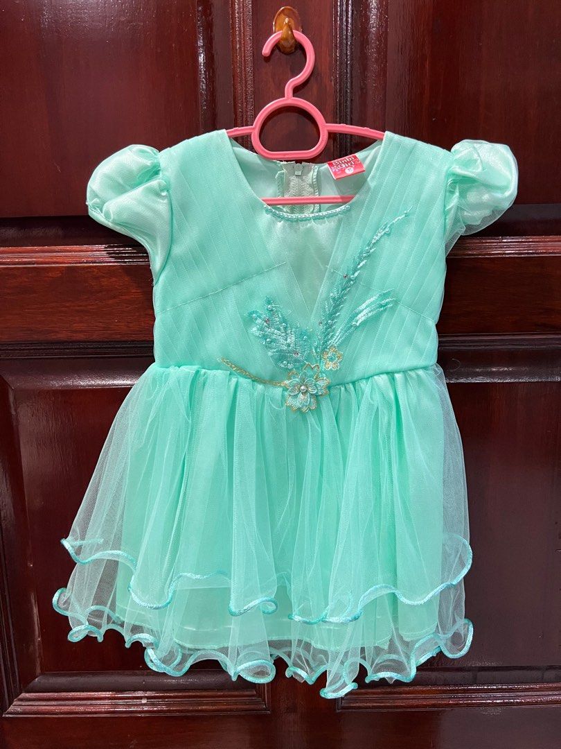 Baby girl shop turquoise dress