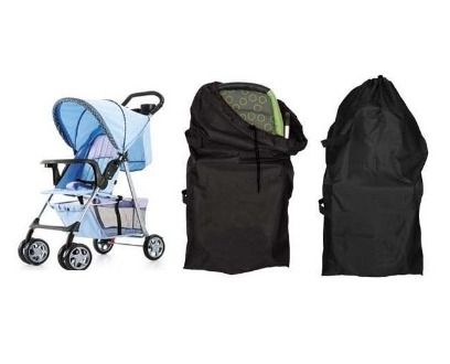 Pram cover for plane store