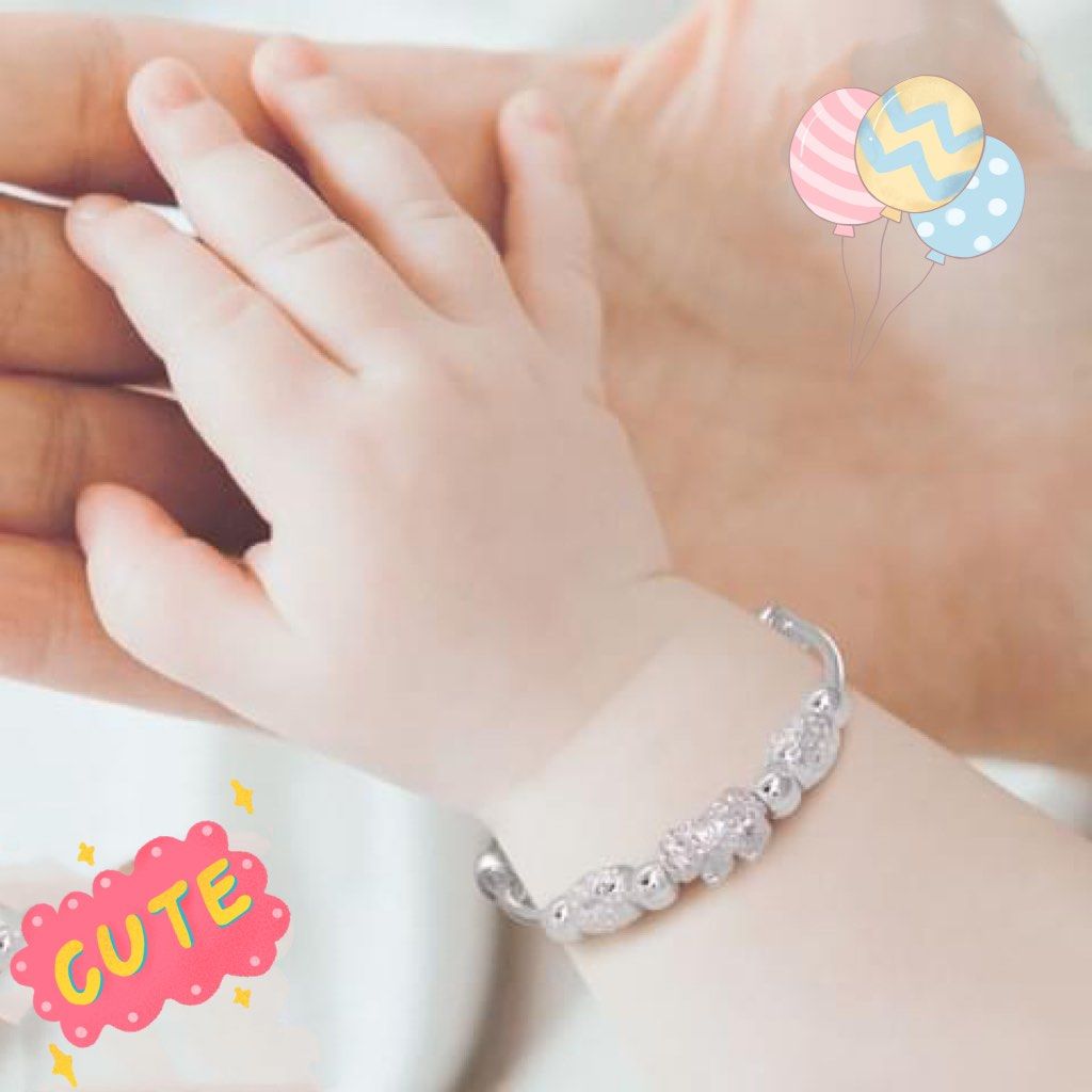 Sahiba Gems 925 Sterling Silver Babies Nazariya Evil Eye Hand Bracelet ~  Fit Upto 1 Years Babies (Safe for Baby) : Amazon.in: Jewellery