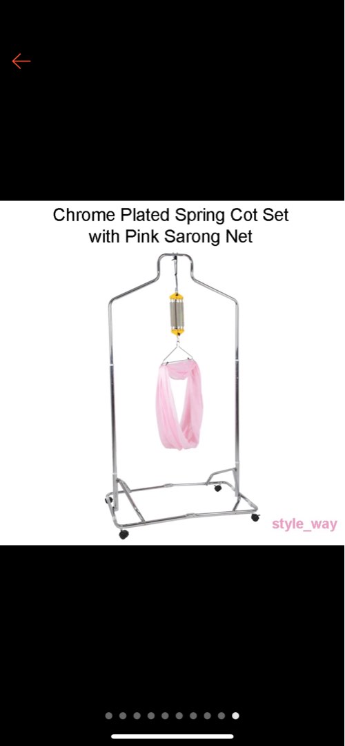 Baby spring cot top set