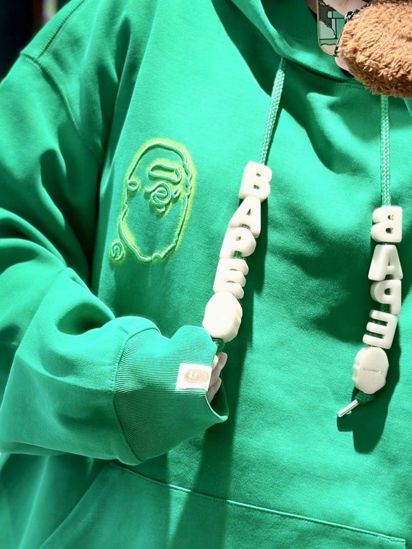 BAPE 3D LETTER PULLOVER HOODIE