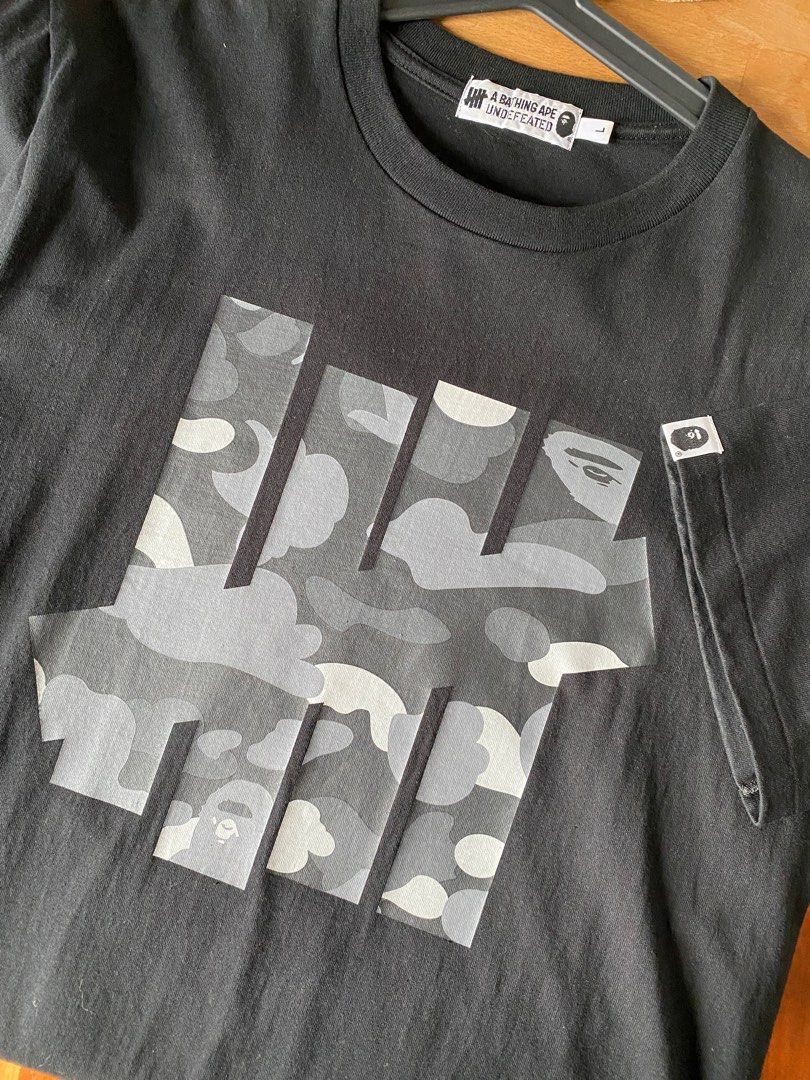 Bape x undefeated top x timberland tee
