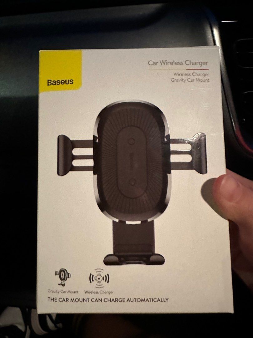 Baseus Car Wireless Charger, Car Accessories, Accessories on Carousell