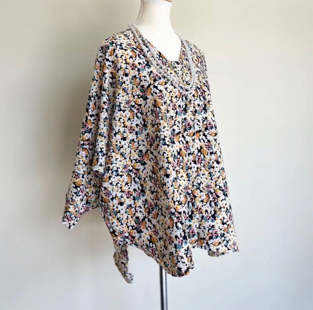Batwing chiffon blouse new arrivals