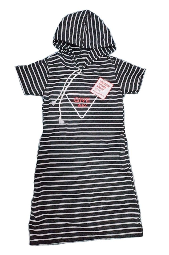 White striped hoodie hot sale