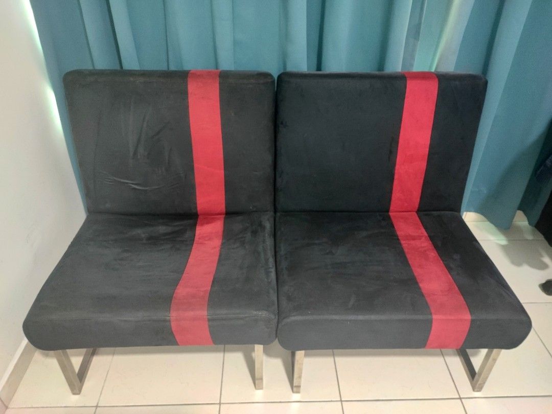 Sofa / Chair / Black Sofa, Furniture & Home Living, Furniture, Sofas on