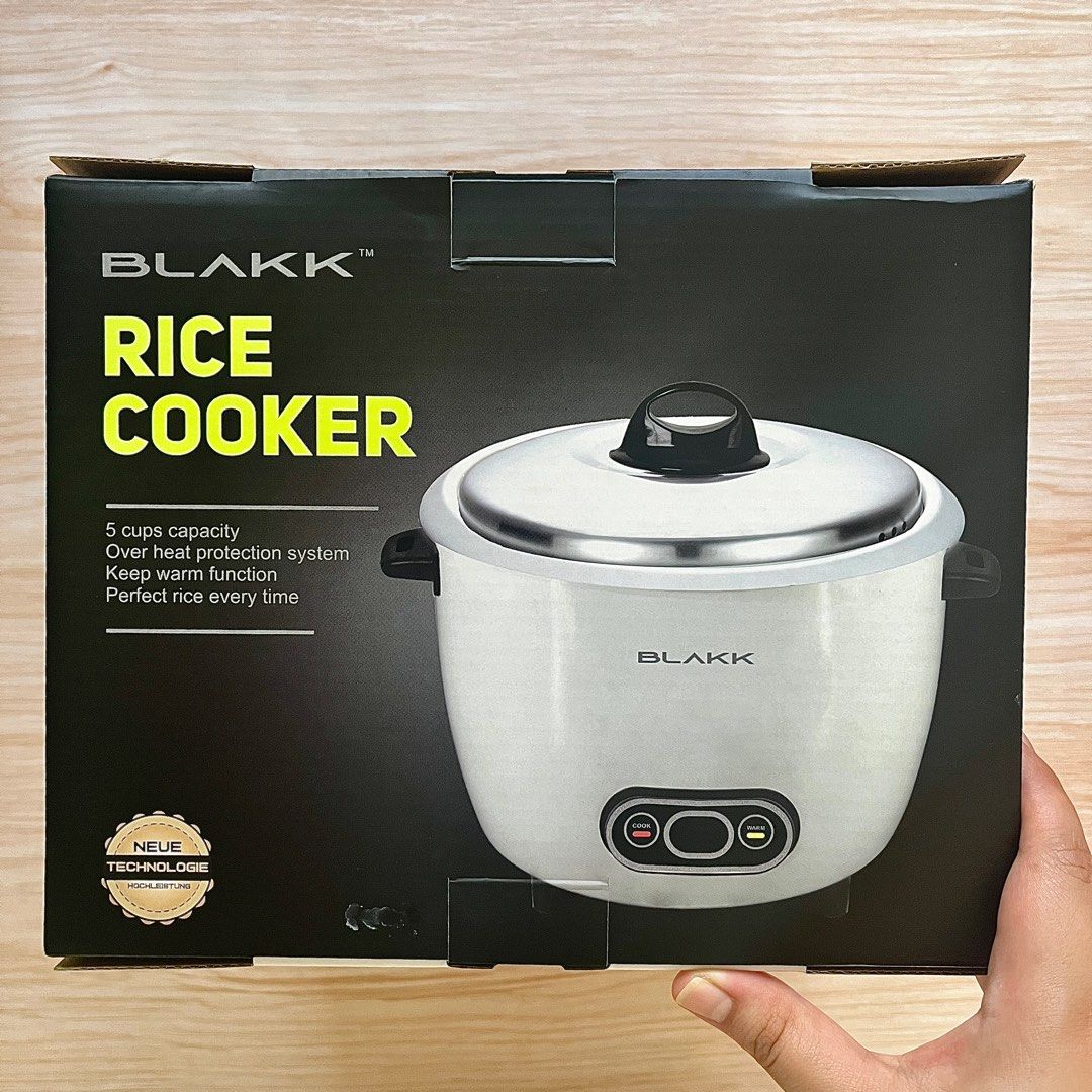 Blakk Rice Cooker beige color, TV & Home Appliances, Kitchen
