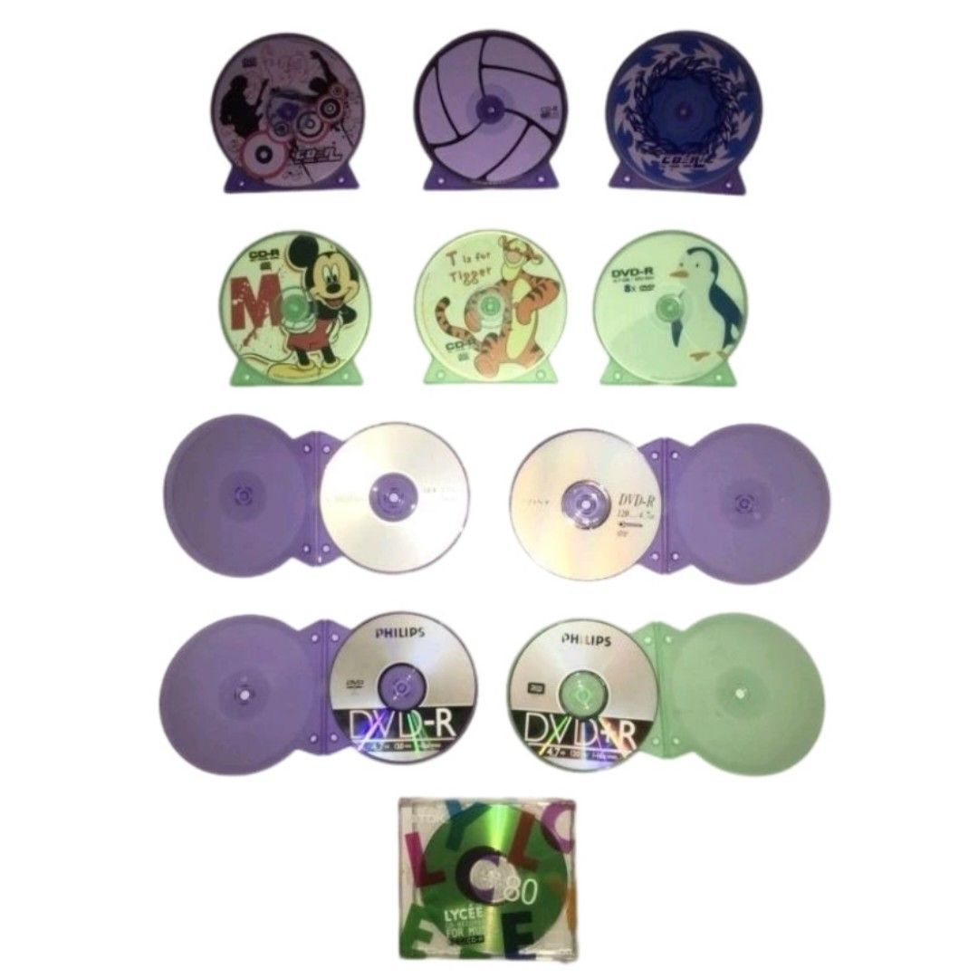 Blank CDs ■ CD-R▪︎DVD-R/RW (Category: CDs & DVDs) located in Pasig City. Submitted by eclectic_stuff (Listing ID 1246419637, Image 2). Description: BLANK CDs Minimum of 100. worth / 2-cd FREE CASE (2cd-in-a-case) 📌CD-R [1-52x/700mb/80min] ■Branded ▪︎ Imation @ 40. (Stock - 1) ▪︎ TDK {Lycee-Japan} sealed @:60. (Stock - 1) 📌DVD-R [8x/4.7gb/120min] ● Print surface (Penguin) @ 20. each [Stock-2] ■Brand surface ▪︎ Sony @ 50. (Stock - 1) ▪︎ Philips [
