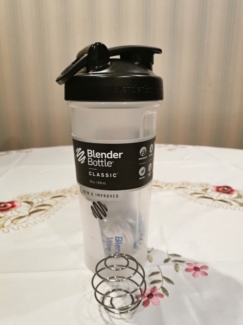 BLENDER BOTTLE Classic New & Improved BPA Free 28 oz. 828mL Pink