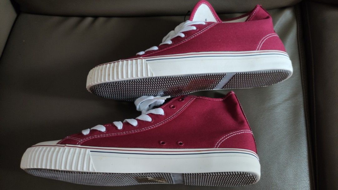 Mens burgundy canvas shoes outlet