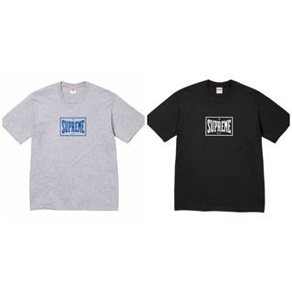 BNWT Supreme Warm Up Tee in Black & Grey