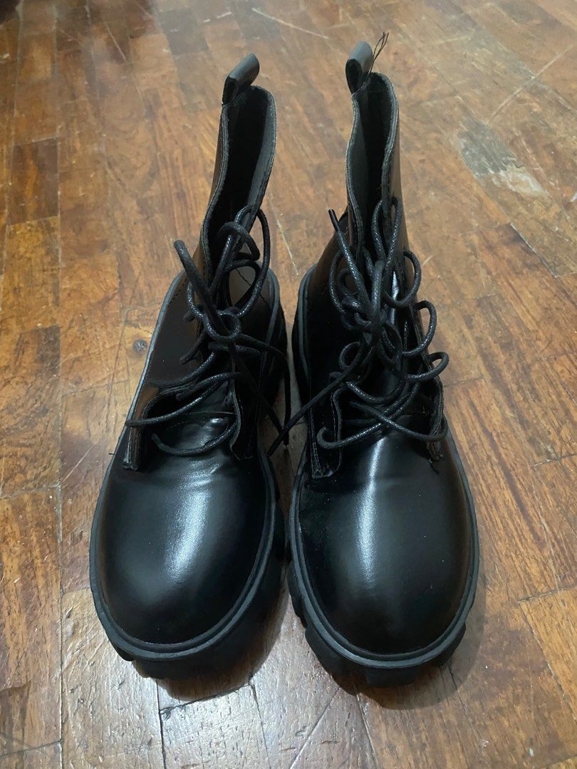 Boots Combat Style Platform Doc Martens Lookalike Style, Women's