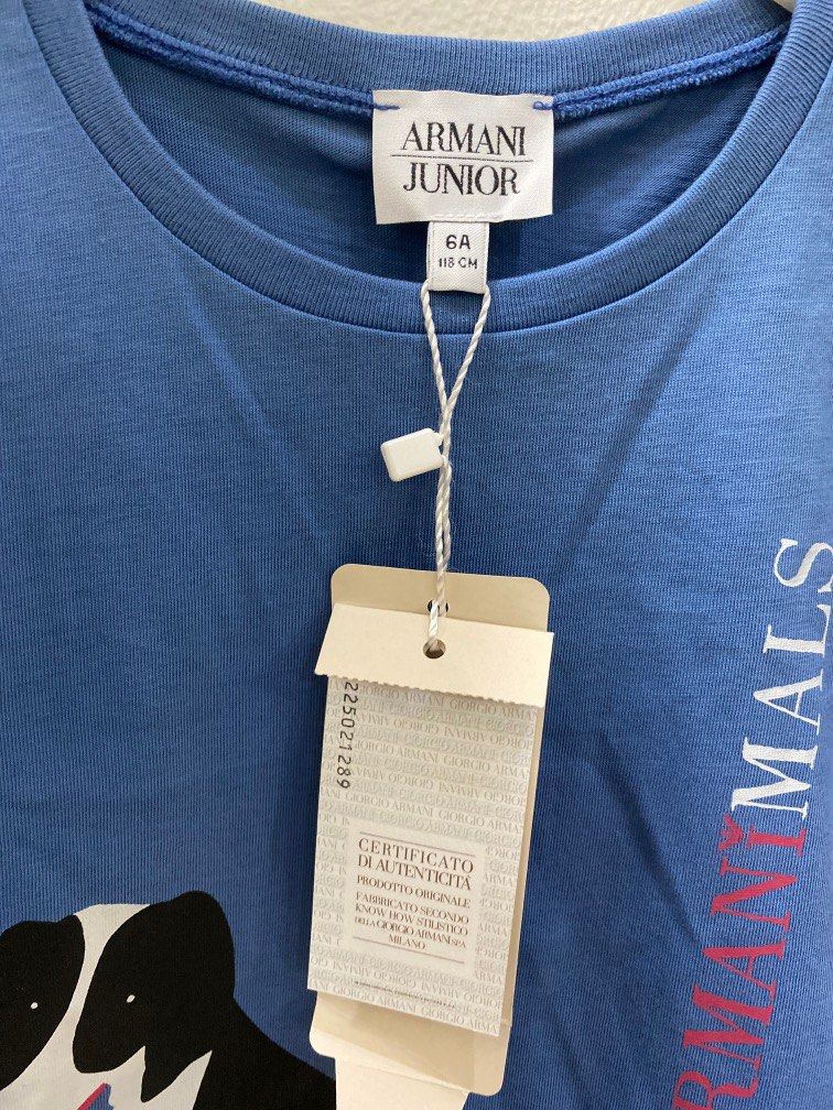 Branded Armani Junior T shirt