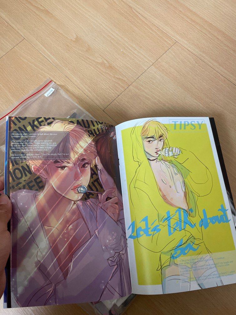 BTS Jin Tipsy Magazine Fanart Book By Hyunglinetho Hobbies Toys BTS Jin Tipsy Magazine Fanart Book By Hyunglinetho Hobbies Toys