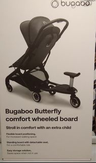 Bugaboo Butterfly Accessory - Comfort Wheeled Board, bumper bar, cup holder