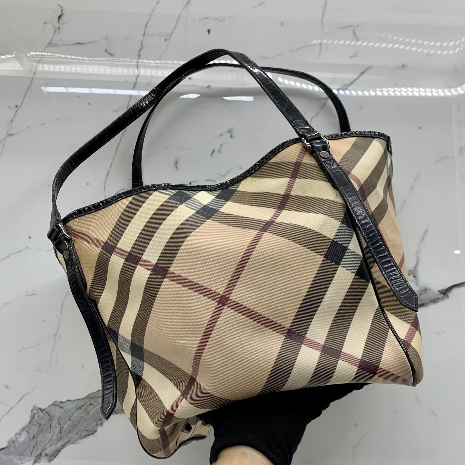 Burberry pvc bag top