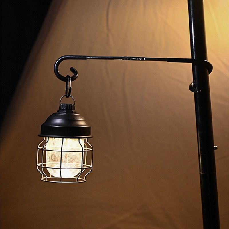 Camping top lantern hook