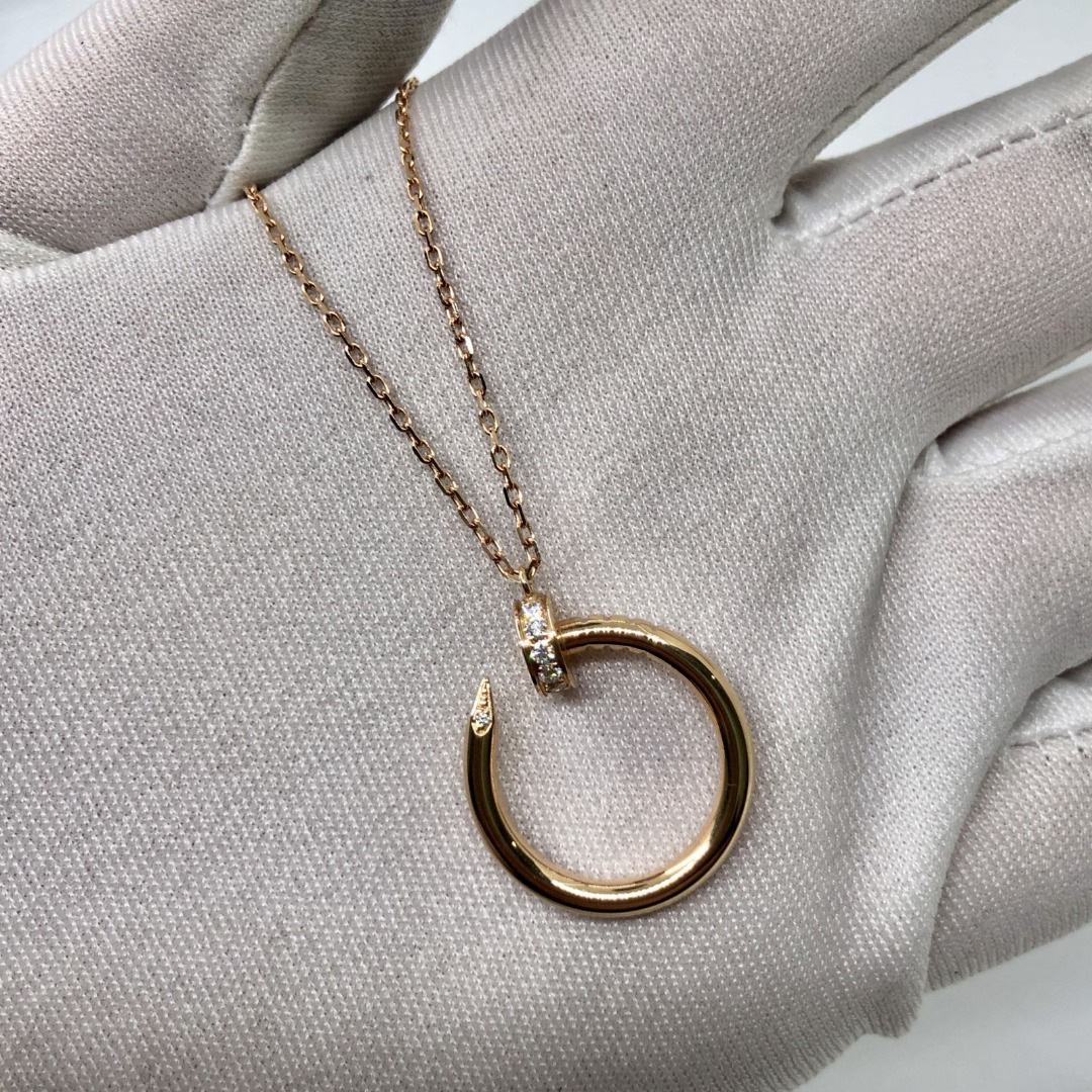 CARTIER RG 750 JUSTE UN CLOU DIAMOND 5.67G NECKLACE 237028189 WE