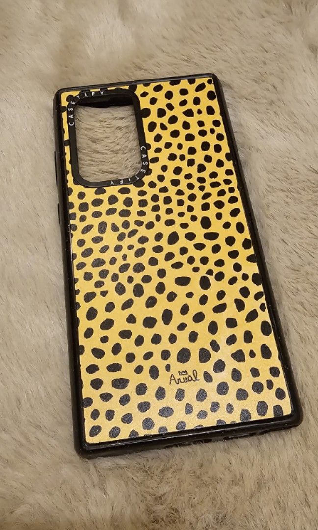 CASETIFY S22ULTRA LEOPARD CASE 🐆 超靚豹紋手機殼黃色豹紋9成新淨 