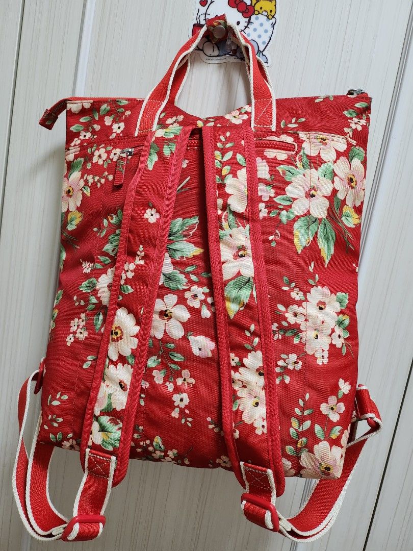 Cath Kidston Red Flora Backpacks