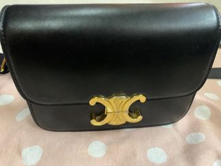 二手CELINE 黑色斜背包
