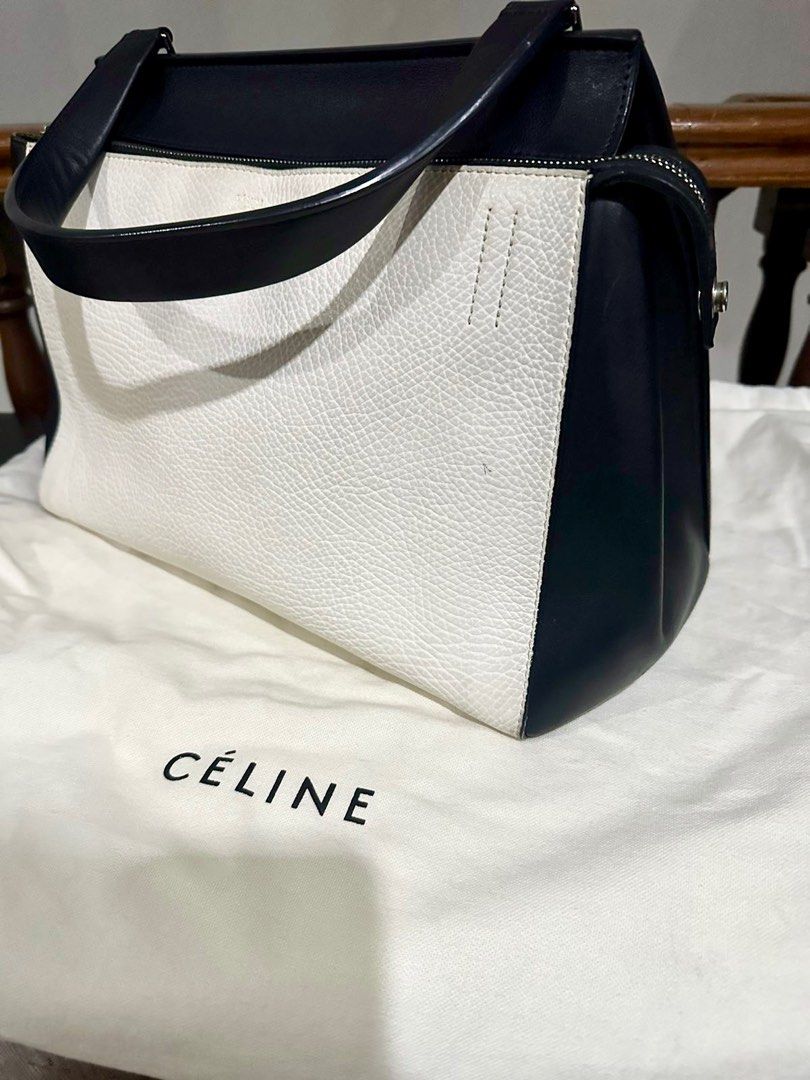 Celine Edge Two Tone for Sale! (Category: Luxury Bags & Wallets) located in Quezon City. Submitted by jumpystreet (Listing ID 1255212800, Image 2). Description: Authentic Celine Edge Two Tone Black and white. With dust bag only. Good deal! please message for serious buyer only. .
