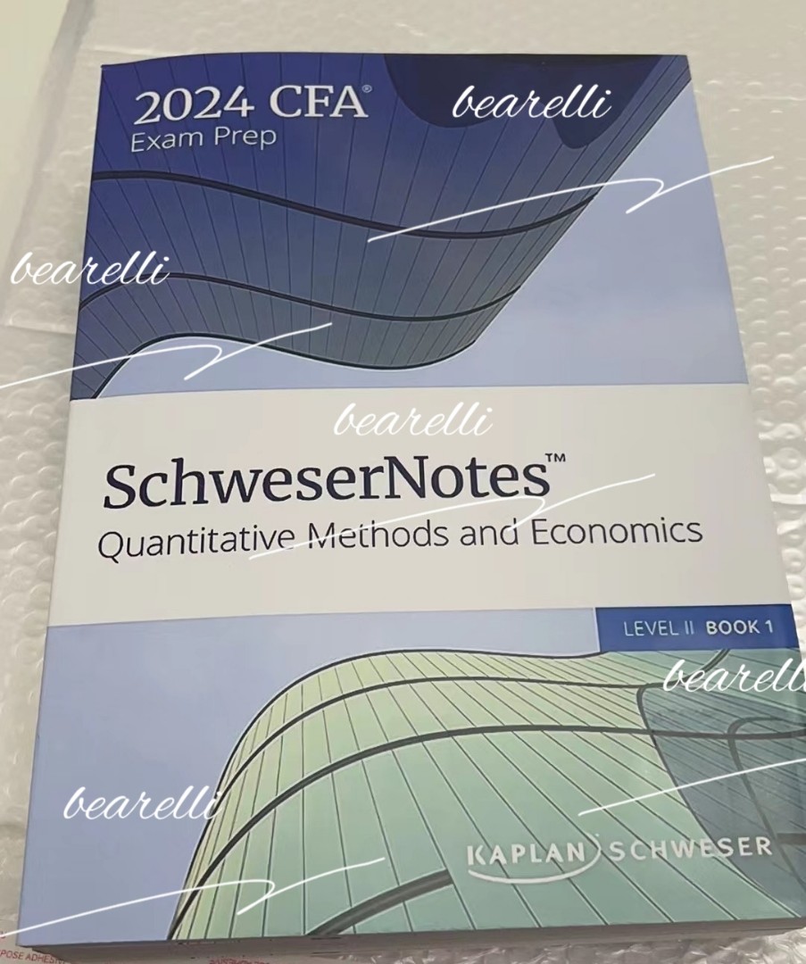 CFA 2024 (Level 1 / 2 /3 ) Kaplan Schweser Notes, 興趣及遊戲, 書本 & 文具, 教科書