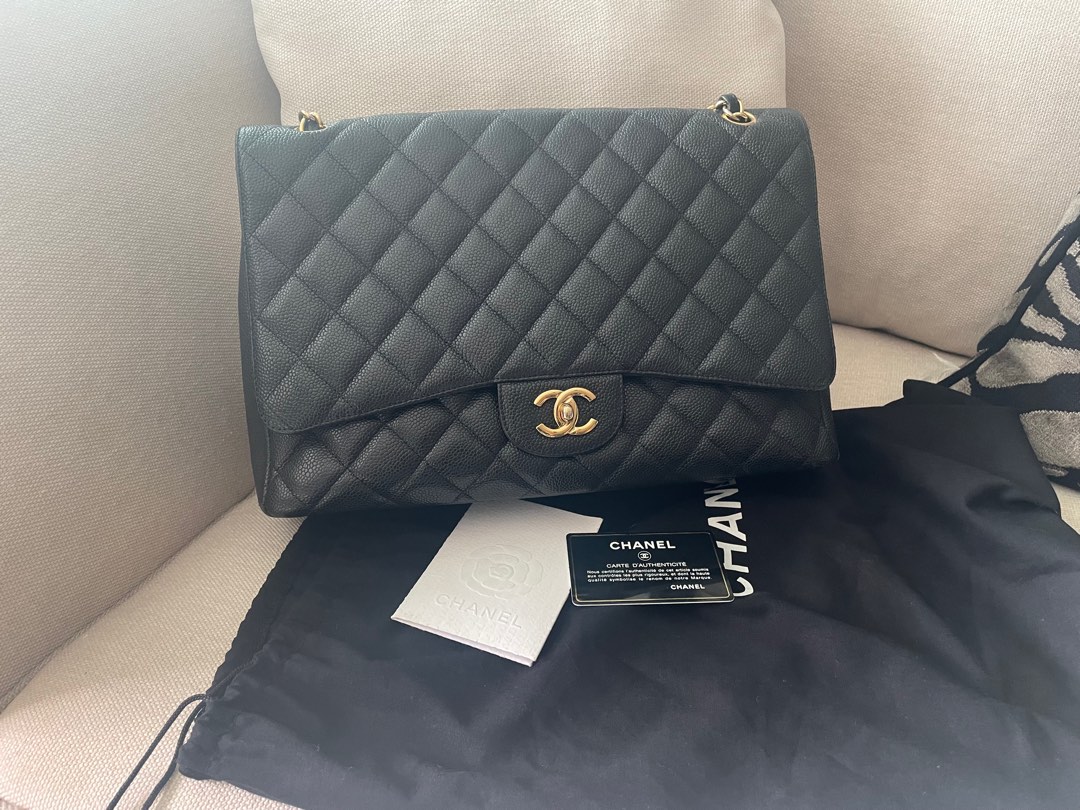 Chanel Bag caviar maxi , Luxury, Bags & Wallets on Carousell