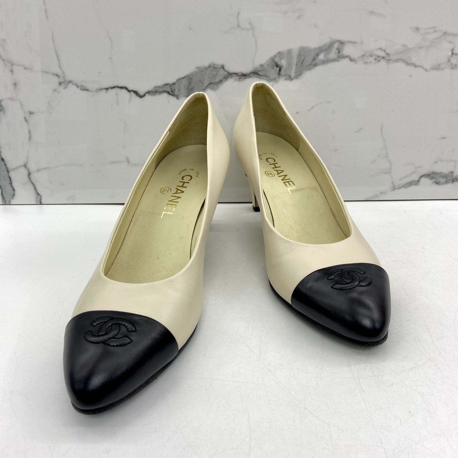 Authentic Chanel pumps size 38.5, Luxury, Sneakers & Footwear on Carousell