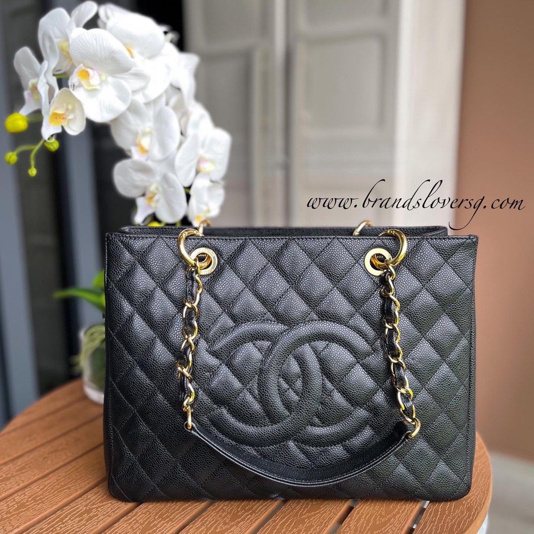 Chanel GST Caviar Tote Bag GHW, Luxury, Bags & Wallets on Carousell