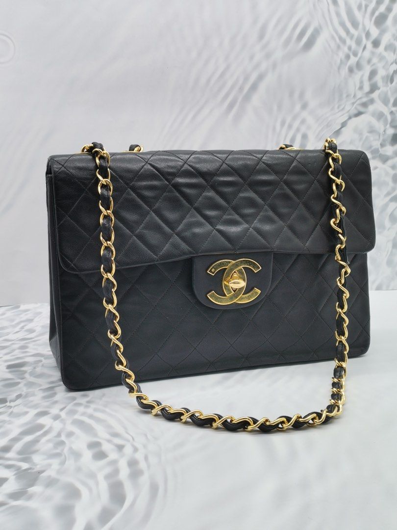 CHANEL SINGLE FLAP QUILTED LAMBSKIN LEATHER CHAIN BAG GHW, Luxury, Bags &  Wallets on Carousell