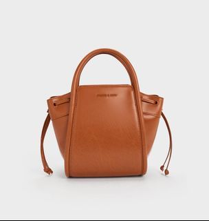 Charles & Keith Ashby Slouchy Tote Bag - Tan