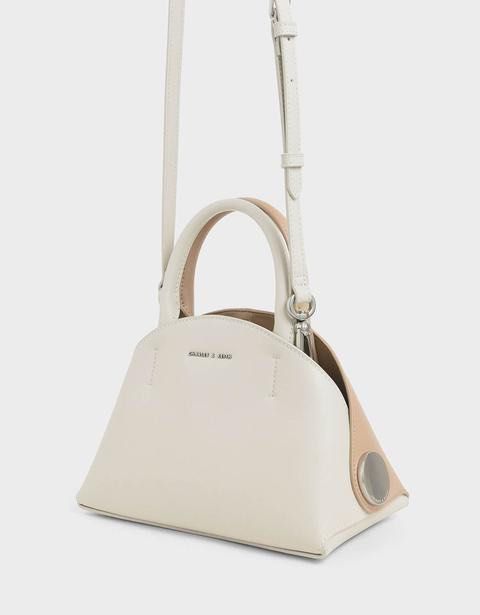 CHARLES KEITH TOP HANDLE DOME BAG SHOULDER CROSSBODY HAND BAG