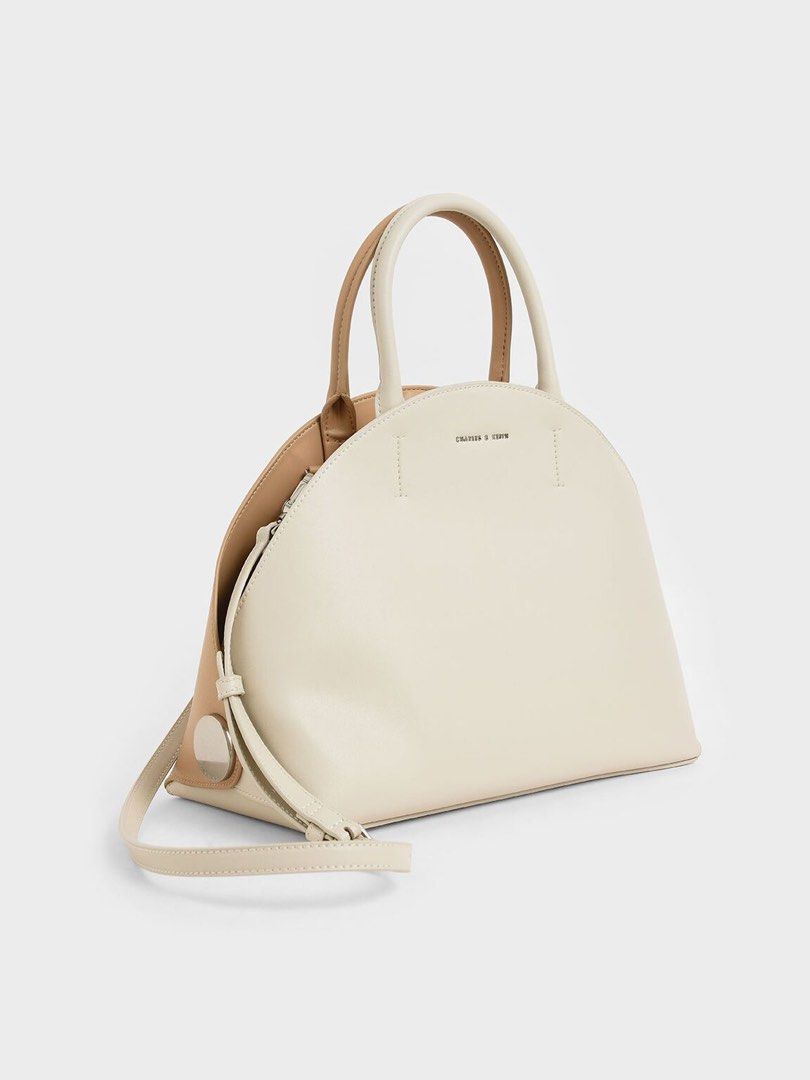 CHARLES KEITH TOP HANDLE DOME BAG SHOULDER CROSSBODY HAND BAG